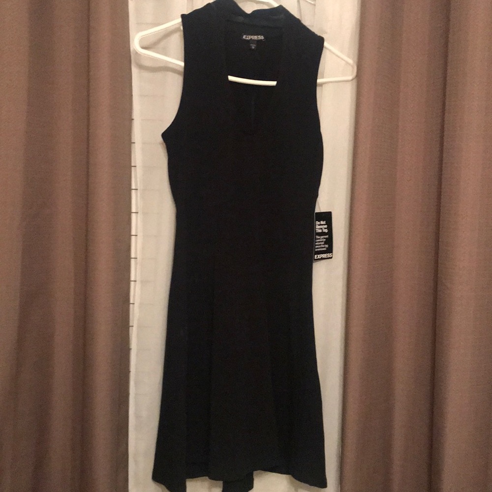 Black skater dress